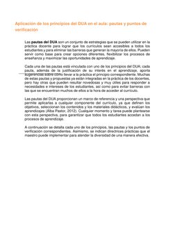 Principios y Pautas del DUA en Aula | PDF | Plan de estudios | Aprendizaje