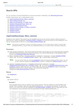 2/28/2014
Search APIs
https://system.na1.netsuite.com/help/helpcenter/en_US/Output/Help/SuiteCloudCustomizationScriptingWebSe