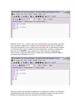 Pulsando la tecla "x = +" botón se abre una ventana diferente en el que puede especificar 
otras ecuaciones explícita