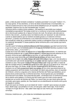 padre, a falta de poder brindarle verdaderos "cuidados parentales" en el justo "medios" (11),
los creyó genios. Al hijo alcoh
