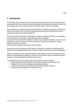 7 (30) 
 
 
Cargotec Supplier Quality Manual     Revision: 2    Revision date: 19.2.2015 
1 Introduct