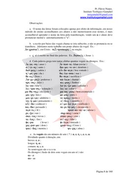 Pr. Flávio Nunes. 
Instituto Teológico Gamaliel 
instgamaliel@gmail.com 
www.institutogamaliel.com 
 
Página 8 de 160 
Observ