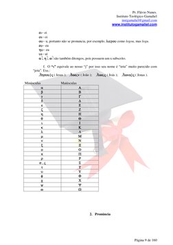 Pr. Flávio Nunes. 
Instituto Teológico Gamaliel 
instgamaliel@gmail.com 
www.institutogamaliel.com 
 
Página 9 de 160 
 ei