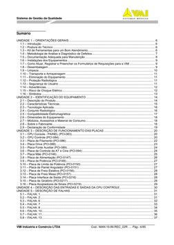 Sistema de Gestão da Qualidade 
 
_____________________________________________________________________________________ 
VMI