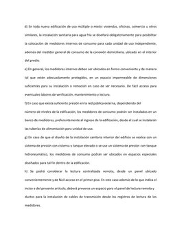 d) En toda nueva edificación de uso múltiple o mixto: viviendas, oficinas, comercio u otros 
similares, la instalación sa