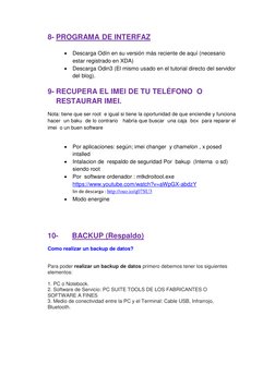 8- PROGRAMA DE INTERFAZ 
 
 Descarga Odín en su versión más reciente de aquí (necesario 
estar registrado en XDA) 
 Descarg