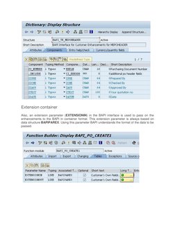 BAPI Extension for Custom Fields in SAP | PDF | Interface (Computing ...