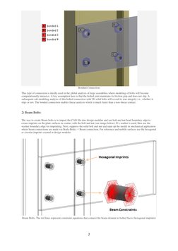 Bolted Connections in ANSYS Workbench | PDF | Screw | Finite Element Method