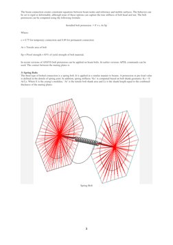Modeling Bolted Connections in ANSYS | PDF | Screw | Finite Element Method