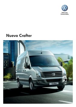 Vehiculos
Comerciales
Nuevo Crafter
