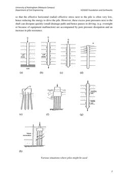University of Nottingham (Malaysia Campus) 
 
Department of Civil Engineering