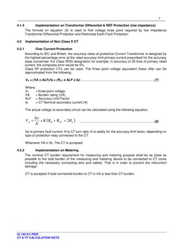 CT & VT Burden Calculation Guide | PDF | Electric Power | Electrical ...