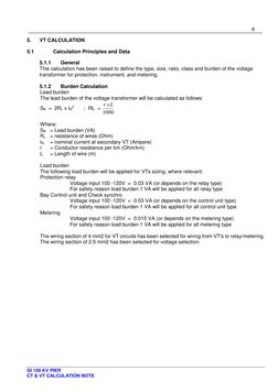CT & VT Burden Calculation Guide | PDF | Electric Power | Electrical ...
