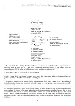 Exercises- CHAPTER 3  - Computer Networking: A Top-Down Approach Featuring the Internet
James F. Kurose & Keith W. Ross
3
4.