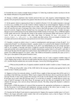 Exercises- CHAPTER 3  - Computer Networking: A Top-Down Approach Featuring the Internet
James F. Kurose & Keith W. Ross
4
9.