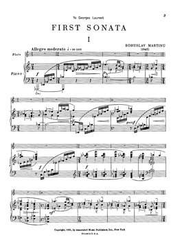 B. Martinu - First Flute Sonata | PDF