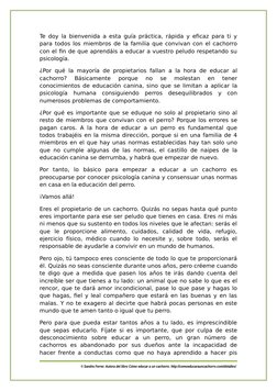 Te doy la bienvenida a esta guía práctica, rápida y eficaz para ti y
para todos los miembros de la familia que convivan con e