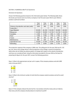 Business Aptitude Test Questions | PDF | Business