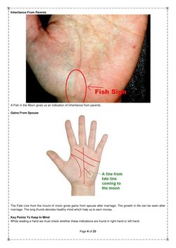 Page 4 of 25 
 
Inheritance From Parents 
 
A Fish in the Moon gives us an indication of inheritance from parents. 
 
Gains F