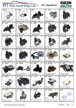 070 - Reguladores
132977
REGULADOR ALT MITSUBISHI
21
070
A866X09171  = 131471
132992
REGULADOR ALT HITACHI CORSA
21
070
L1503