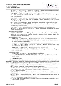 Project title : Fokker Logistics Park, Amsterdam 
 
Project no: S.3114.00 
Section: Calculation report   
Date: 30.08.2017 
P
