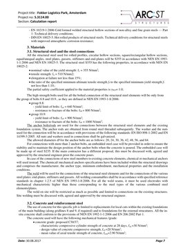 Project title : Fokker Logistics Park, Amsterdam 
 
Project no: S.3114.00 
Section: Calculation report   
Date: 30.08.2017 
P