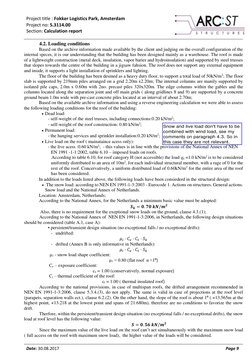 Project title : Fokker Logistics Park, Amsterdam 
 
Project no: S.3114.00 
Section: Calculation report   
Date: 30.08.2017 
P