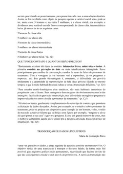 sociais, procedendo-se posteriormente, para preencher cada casa, a uma seleção aleatória. 
Assim, se for escolhida como objet