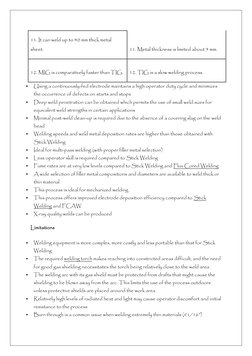  
Using a continuously-fed electrode maintains a high operator duty cycle and minimizes 
the occurrence of defects on starts