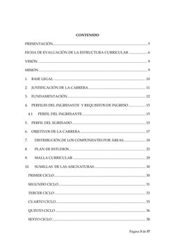 Página 3 de 57 
 
 
CONTENIDO 
PRESENTACIÓN .................................................................................
