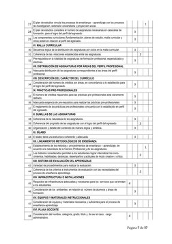 Página 7 de 57 
 
27 El plan de estudios vincula los procesos de enseñanza – aprendizaje con los procesos 
de investigación,