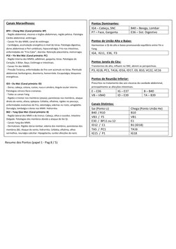 Resumo dos Pontos (papel 1 - Pag 8 / 5) 
 
 
 
 
 
 
 
 
 
 
 
 
 
Canais Maravilhosos: