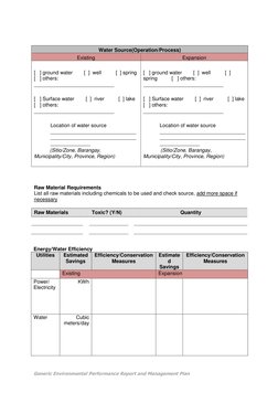 Empr Examples GENERIC EPRMP Checklist Formatted | PDF | Flood | Water Supply