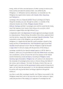 treaty, which will allow convicted persons of either country to return to his 
home country and spend his sentence there, was