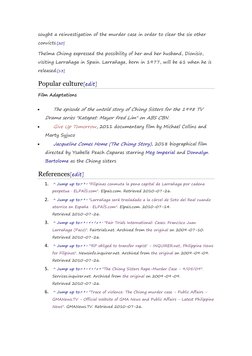 sought a reinvestigation of the murder case in order to clear the six other 
convicts.[20]  (https://en.wikipedia.org/wiki/Ch