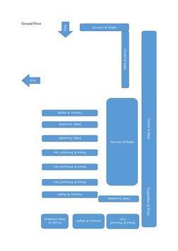 Ground Floor 
 
 
Vegetables & Fruits 
