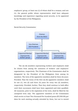 employers' group, at least one (1) of whom shall be a woman; and one 
(1), the general public whose representative shall have