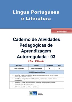 Língua Portuguesa 
e Literatura