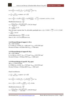 Stadium Raker Stadium Raker Beam Analysis and Design | PDF | Beam (Structure ...