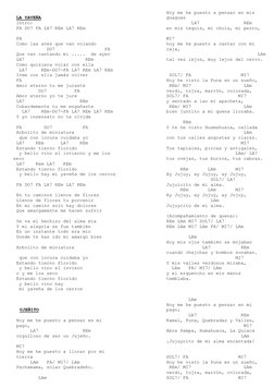 LA YAVEÑA 
Intro: 
FA DO7 FA LA7 REm LA7 REm 
 
FA 
Como las aves que van volando 
           DO7                  FA 
Que