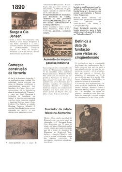 1899  
 
 
Surge a Cia 
Jensen  
Com a morte do empresário Jens 
Jensen, a 23 de março, desaparece a 
sua firma individual e