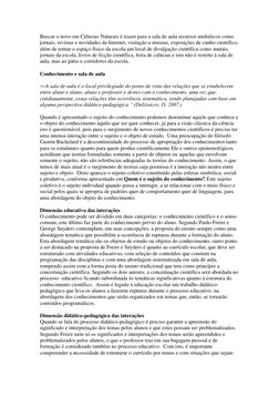 Metodologia do Ensino de Ciências | PDF | Science | Conhecimento