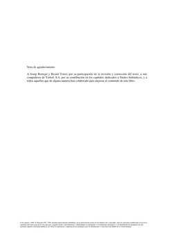 Nota de agradecimiento
A Josep Borregá y Ricard Torres por su participación en la revisión y corrección del texto, a mis
comp