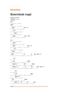 Banda Beijo  (https://www.cifraclub.com.br/banda-beijo/)
Baianidade nagô  
Violão: Principal 
73.289 exibições  
Tom: A 
E7+