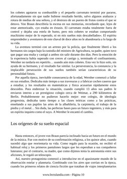 los cohetes agotaron su combustible y el pequeño carromato terminó por pararse,
afortunadamente sin que nadie hubiese resulta