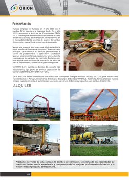 Nuestra empresa fue fundada en el año 2001 con el 
nombre Orion Ingeniería y Negocios S.A.C. En el año 
2012 cambiamos a Serv