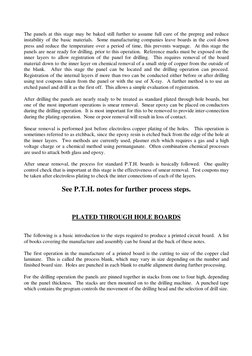 The panels at this stage may be baked still further to assume full cure of the prepreg and reduce 
instability of the b