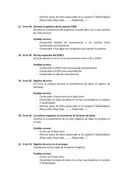 - Eliminar bases de datos playx.mdb en la carpeta C:\Ruleta\Baze\ 
(Play1.mdb, Play2.mdb, ........., Play8.mdb, ...) 
 
17. E