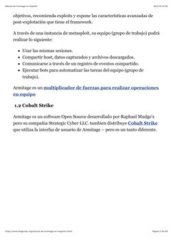 26/2/18 14(58
Manual de Armitage en Español
Página 2 de 48
https://www.dragonjar.org/manual-de-armitage-en-espanol.xhtml
obje