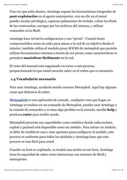 26/2/18 14(58
Manual de Armitage en Español
Página 5 de 48
https://www.dragonjar.org/manual-de-armitage-en-espanol.xhtml
Una